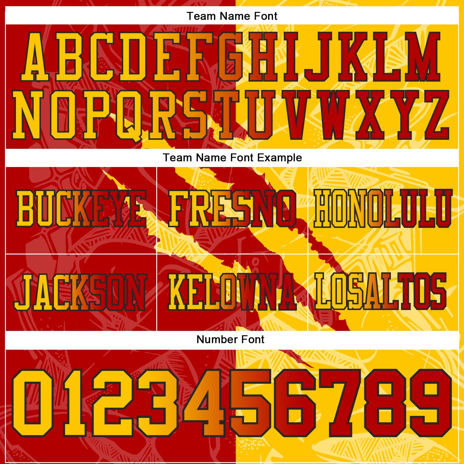 Custom Red Yellow-Black Authentic Gradient Fashion Scratch Football Jersey view 4