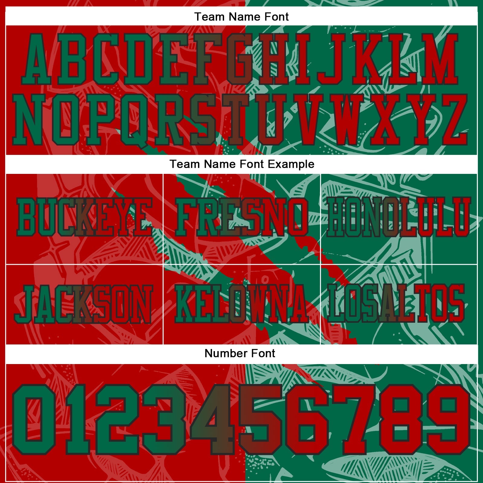 Custom Red Kelly Green-Black Authentic Gradient Fashion Scratch Football Jersey view 4