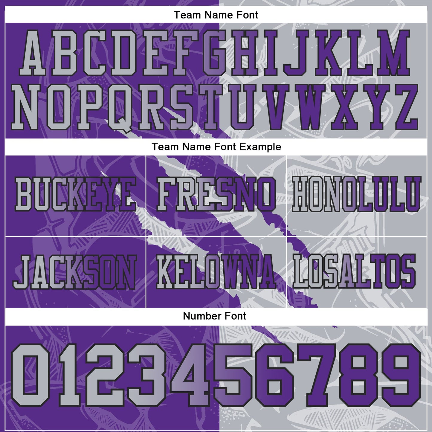 Custom Purple Gray-Black Authentic Gradient Fashion Scratch Football Jersey view 4