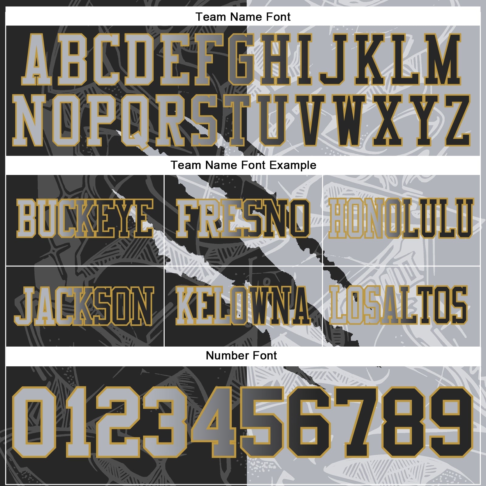 Custom Black Gray-Old Gold Authentic Gradient Fashion Scratch Football Jersey view 4