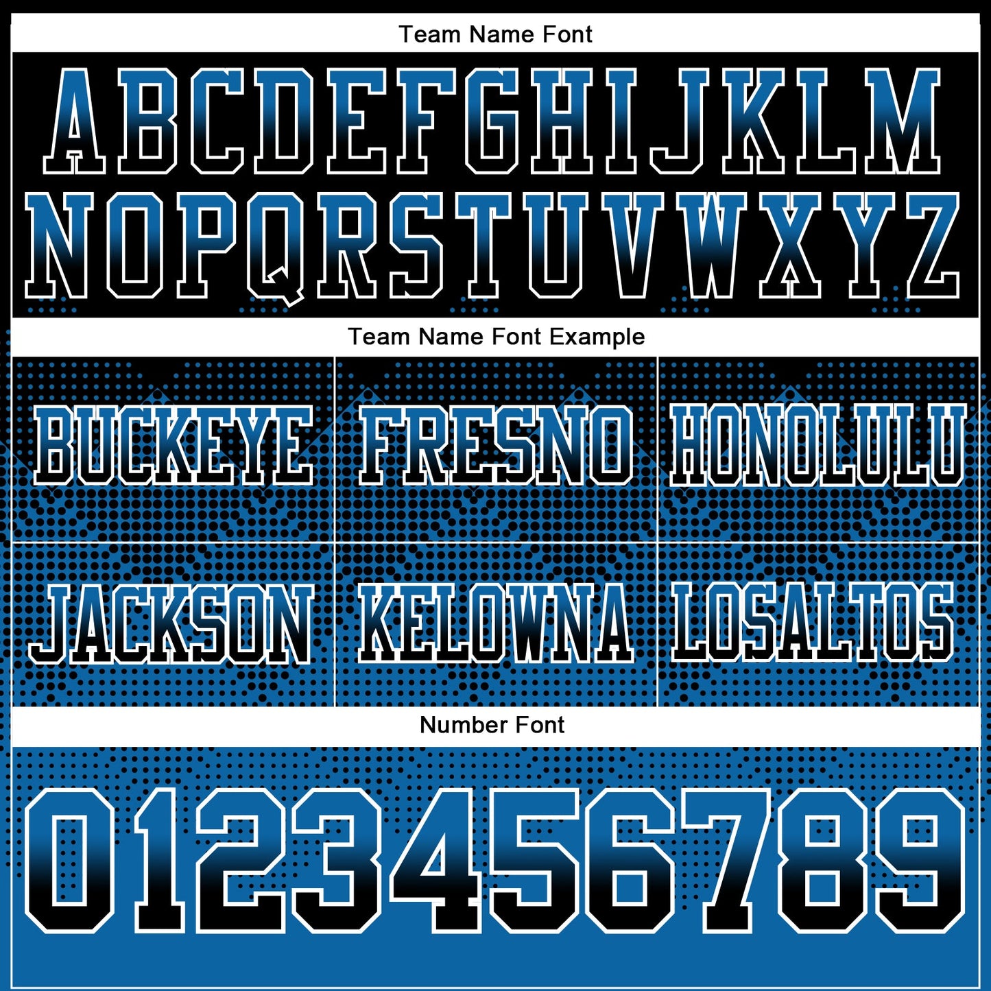 Custom Black Blue-White Authentic Gradient Square Shape 7V7 Flag Football Jersey view 3