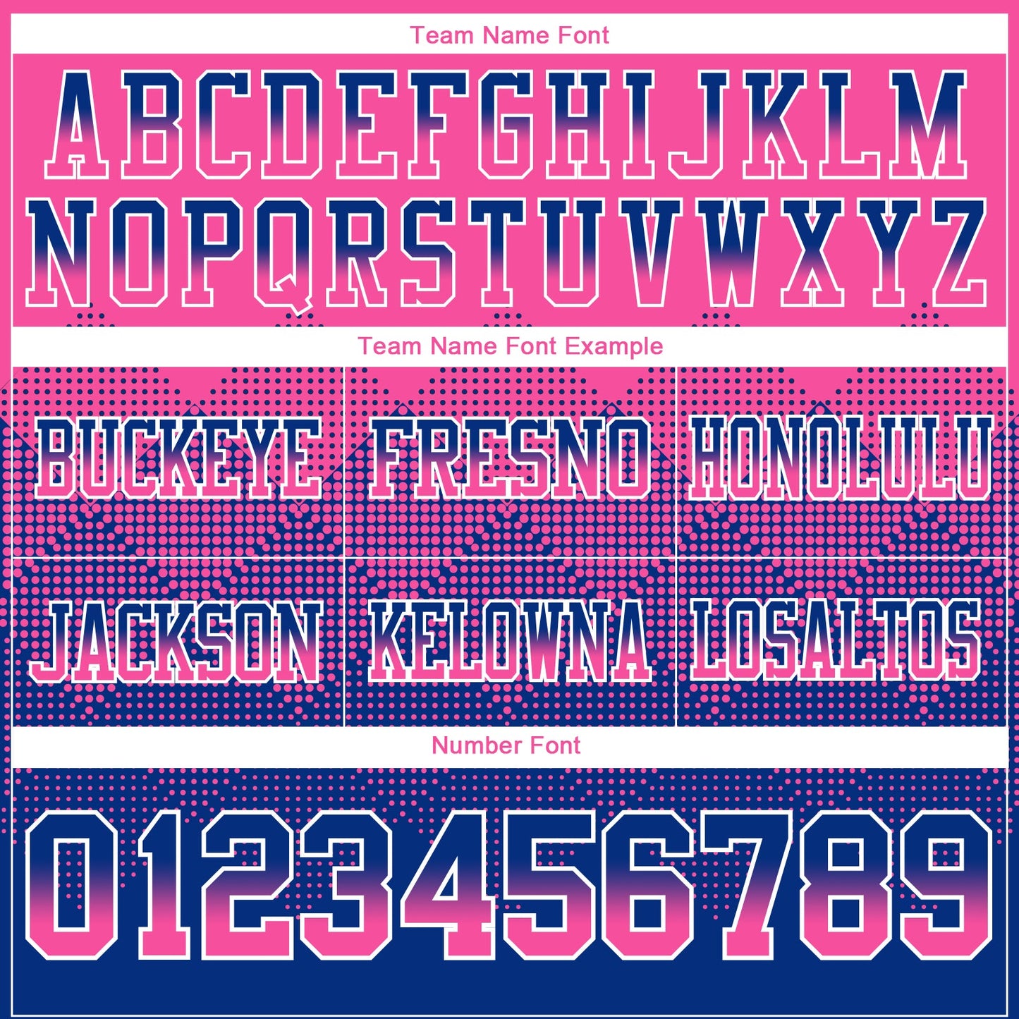 Custom Pink Royal-White Authentic Gradient Square Shape 7V7 Flag Football Jersey view 3