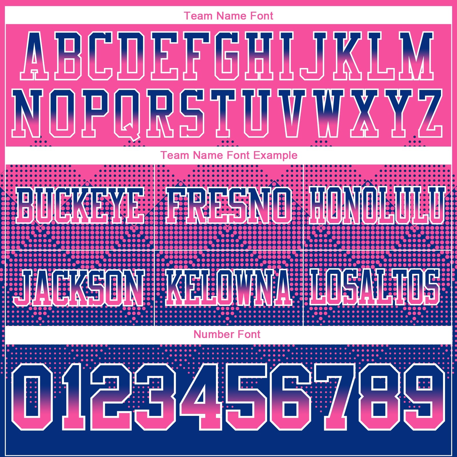 Custom Pink Royal-White Authentic Gradient Square Shape 7V7 Flag Football Jersey view 3