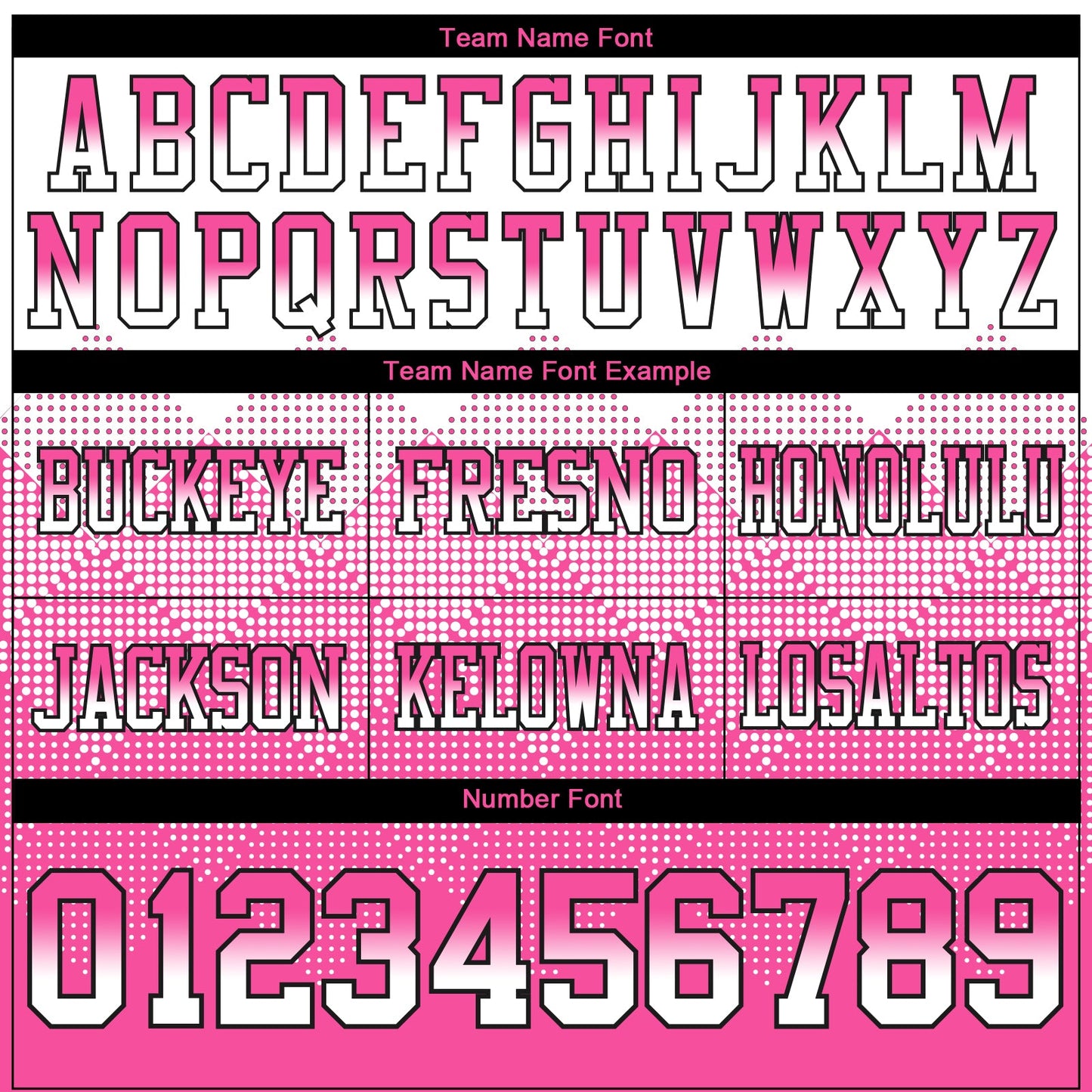 Custom White Pink-Black Authentic Gradient Square Shape 7V7 Flag Football Jersey view 3