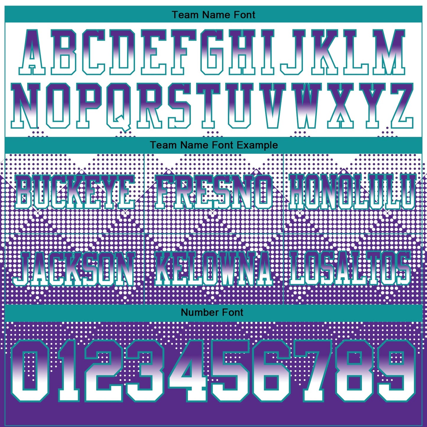 Custom White Purple-Teal Authentic Gradient Square Shape 7V7 Flag Football Jersey view 3