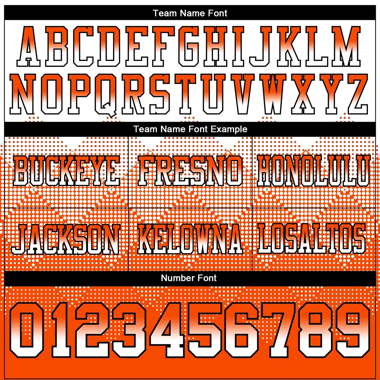 Custom White Orange-Black Authentic Gradient Square Shape 7V7 Flag Football Jersey view 3