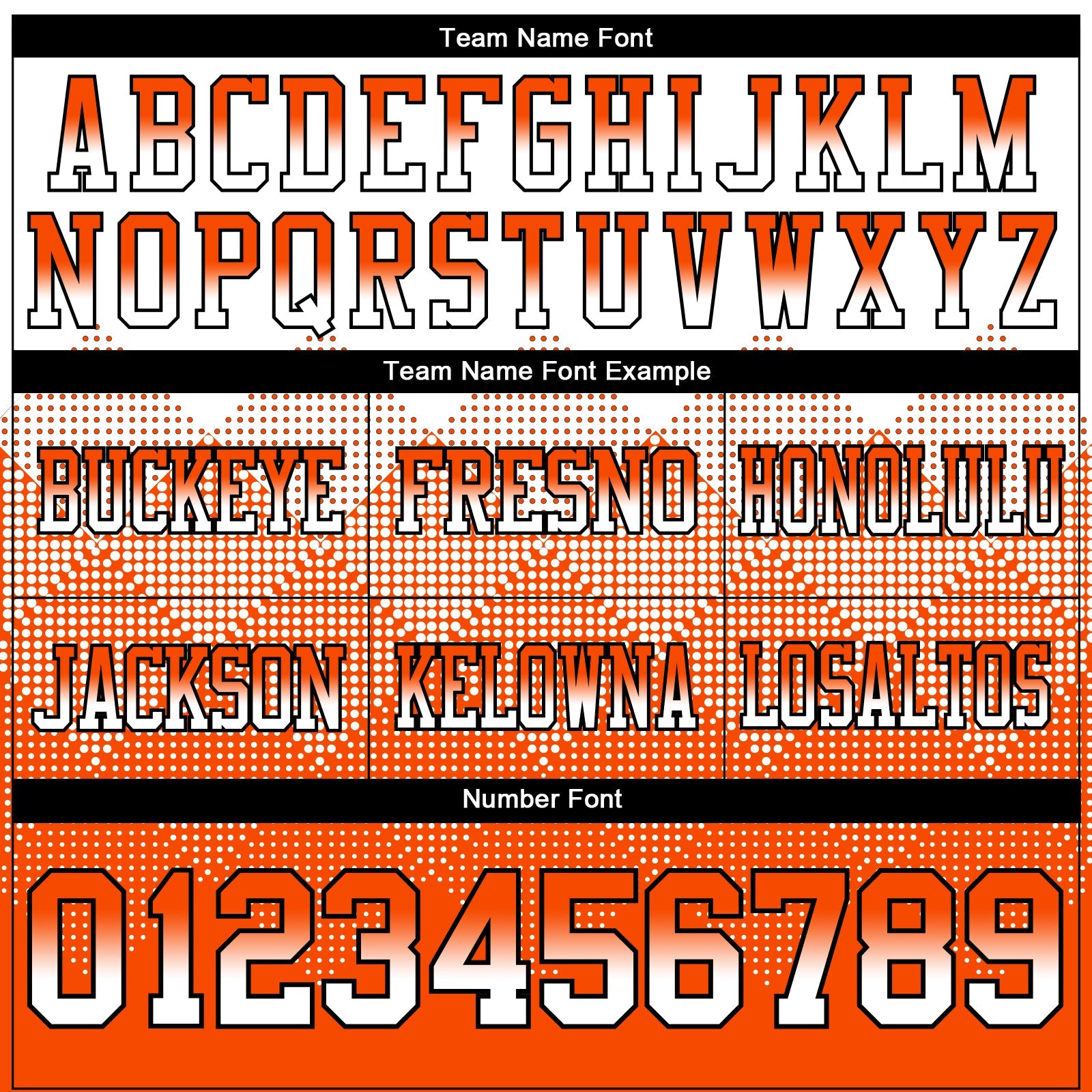 Custom White Orange-Black Authentic Gradient Square Shape 7V7 Flag Football Jersey view 3