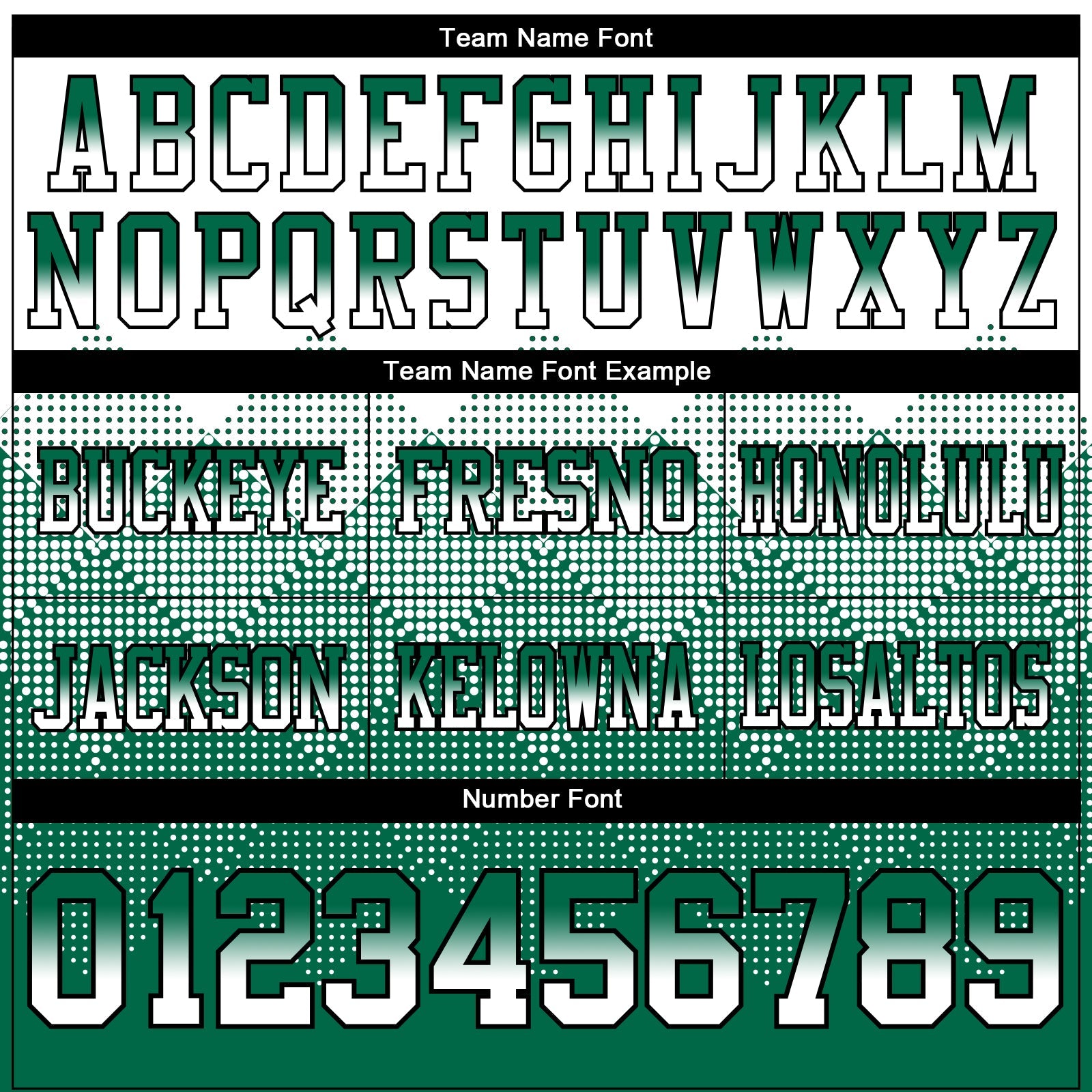 Custom White Kelly Green-Black Authentic Gradient Square Shape 7V7 Flag Football Jersey view 3