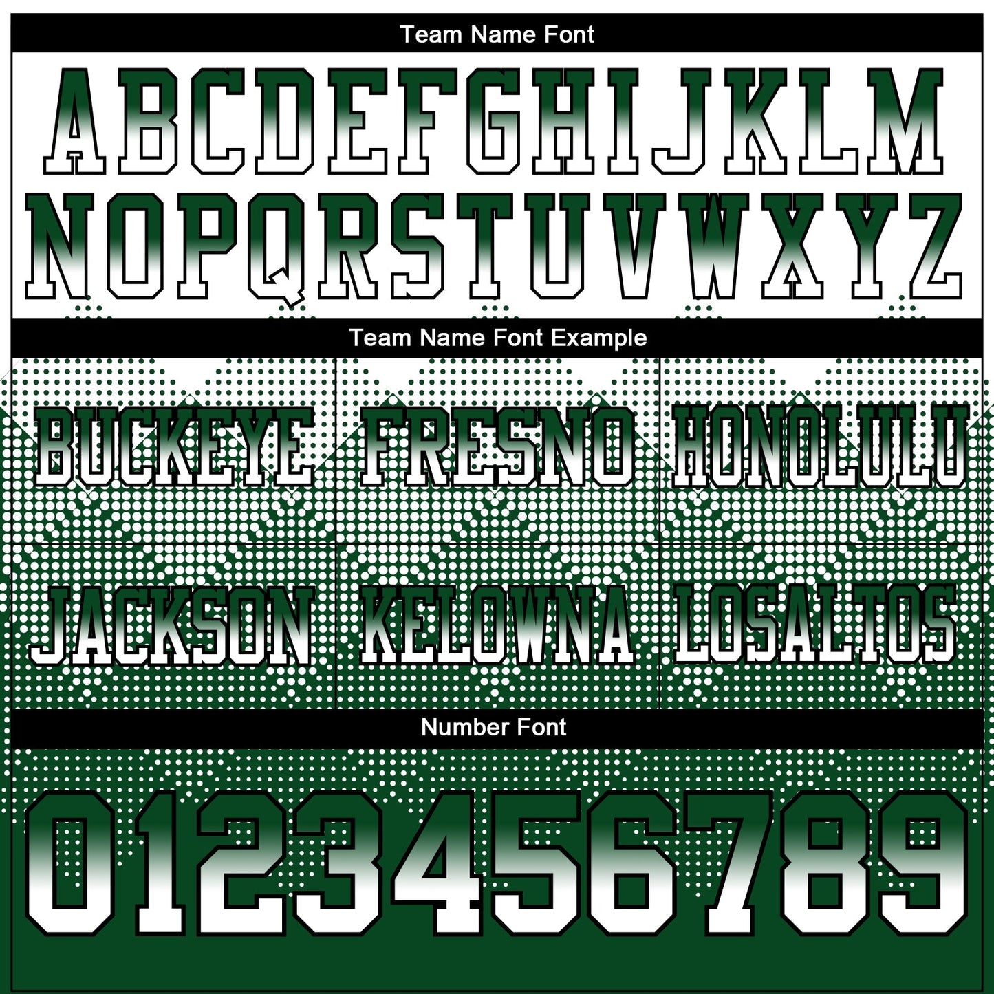 Custom White Green-Black Authentic Gradient Square Shape 7V7 Flag Football Jersey view 3