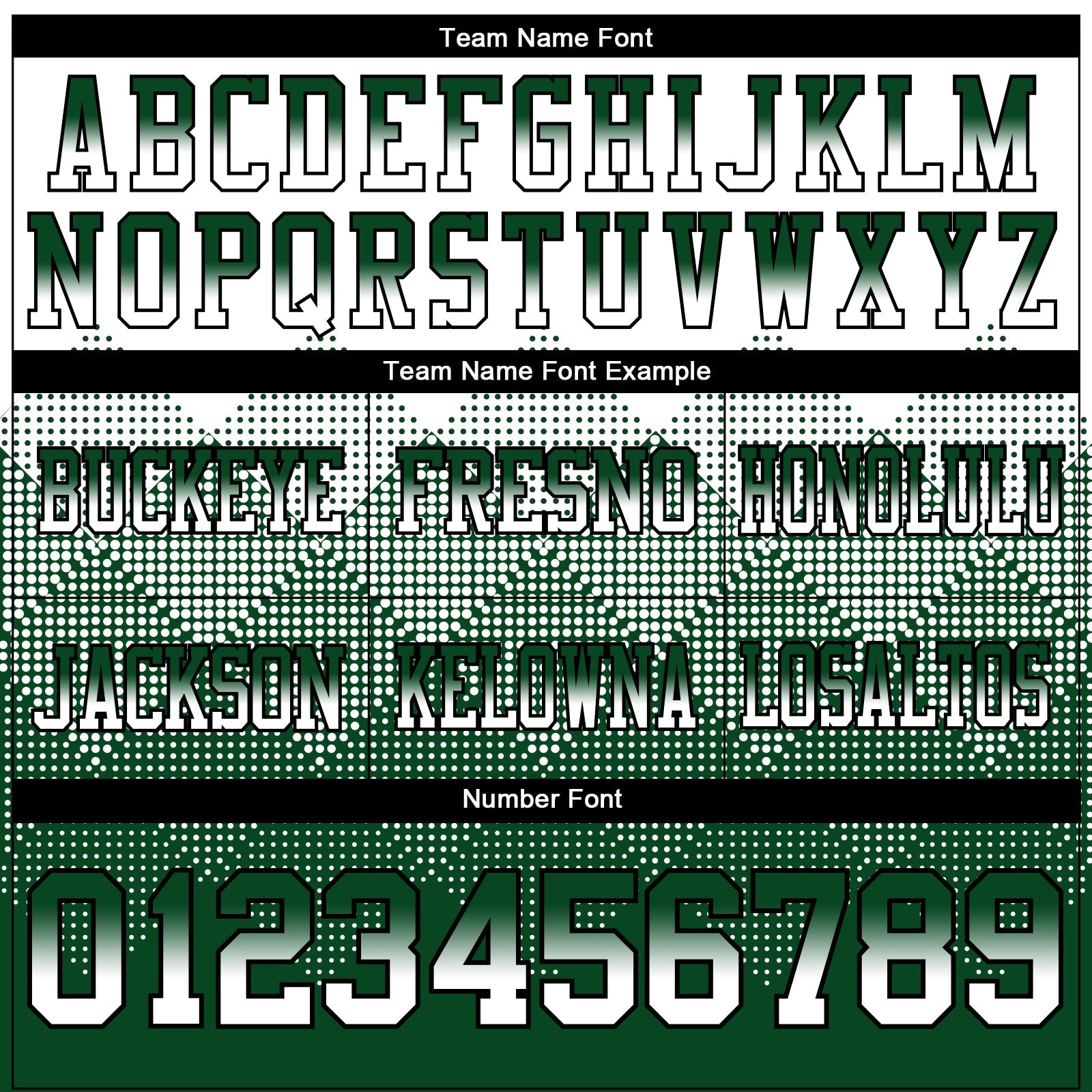 Custom White Green-Black Authentic Gradient Square Shape 7V7 Flag Football Jersey view 3