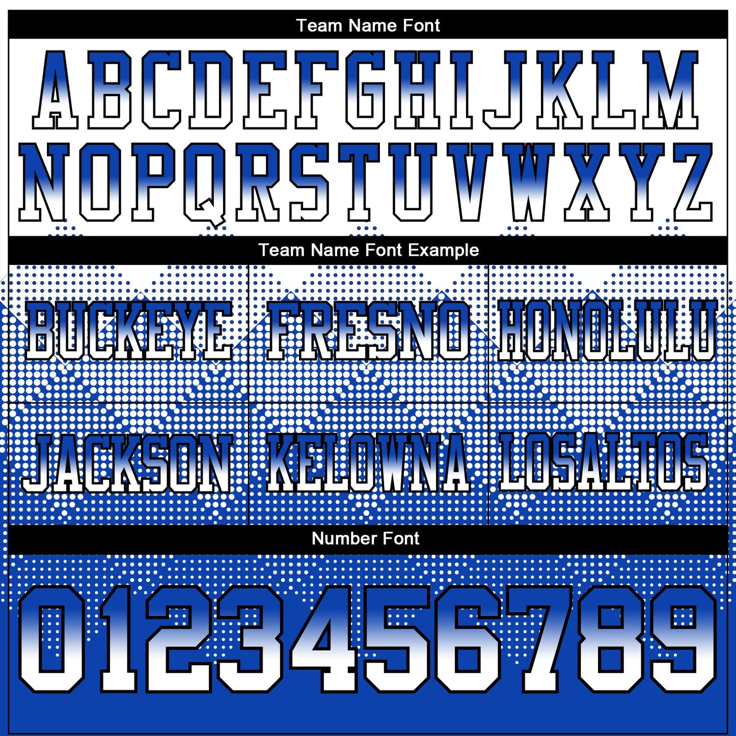 Custom White Thunder Blue-Black Authentic Gradient Square Shape 7V7 Flag Football Jersey view 3