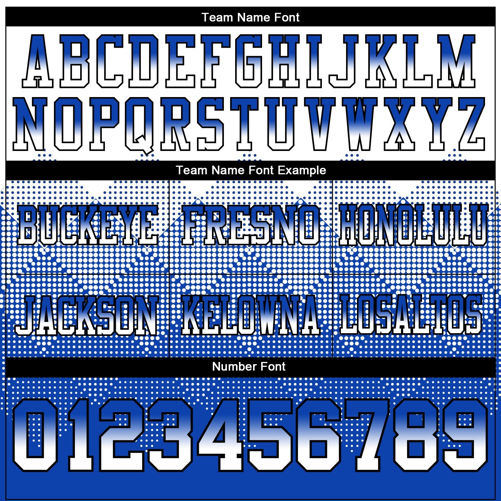 Custom White Thunder Blue-Black Authentic Gradient Square Shape 7V7 Flag Football Jersey view 3