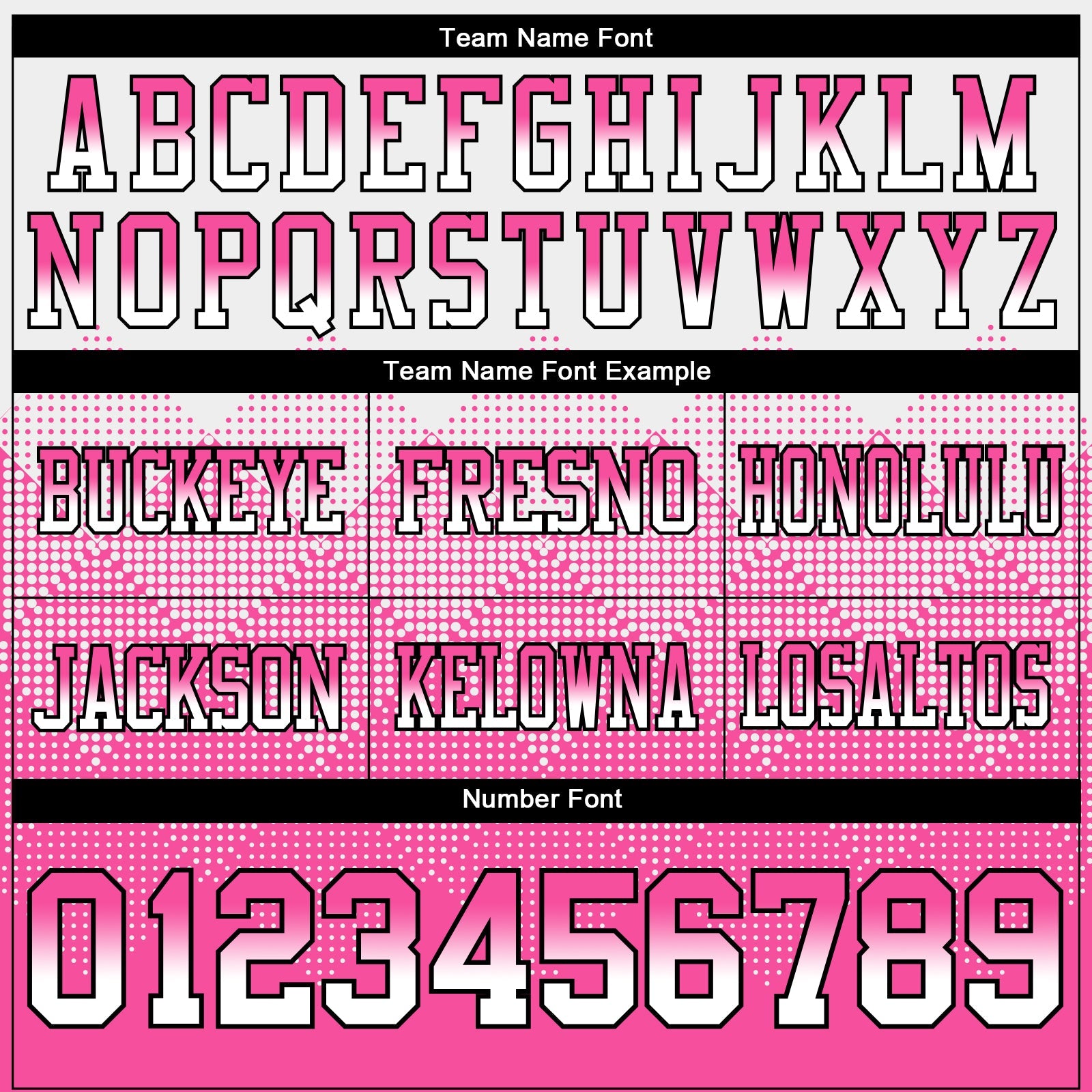 Custom White Hot Pink-Black Authentic Gradient Square Shape 7V7 Flag Football Jersey view 3