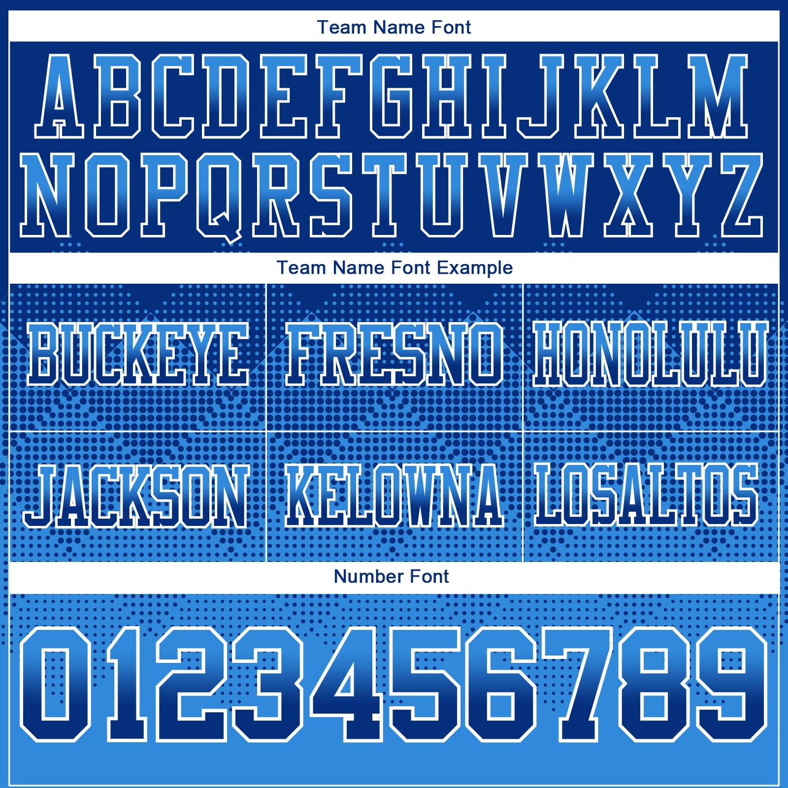 Custom Royal Powder Blue-White Authentic Gradient Square Shape 7V7 Flag Football Jersey view 3