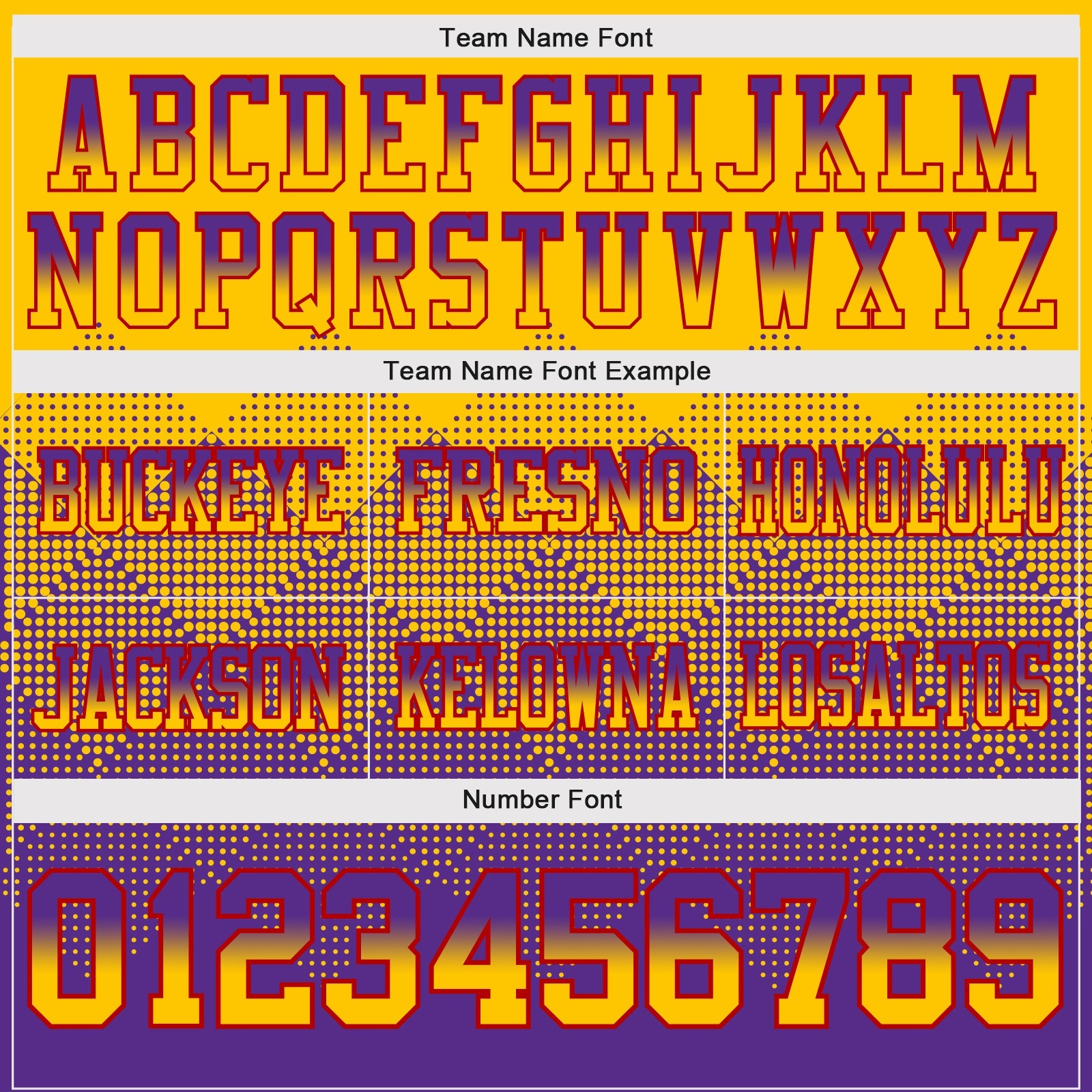 Custom Yellow Purple-Red Authentic Gradient Square Shape 7V7 Flag Football Jersey view 3
