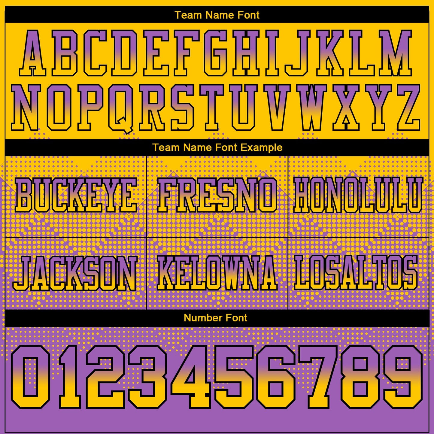 Custom Yellow Medium Purple-Black Authentic Gradient Square Shape 7V7 Flag Football Jersey view 3