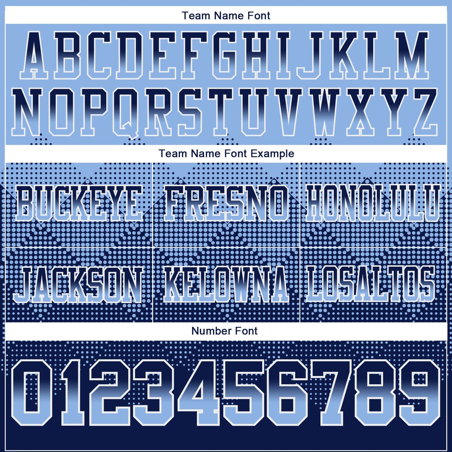 Custom Light Blue Navy-White Authentic Gradient Square Shape 7V7 Flag Football Jersey view 3