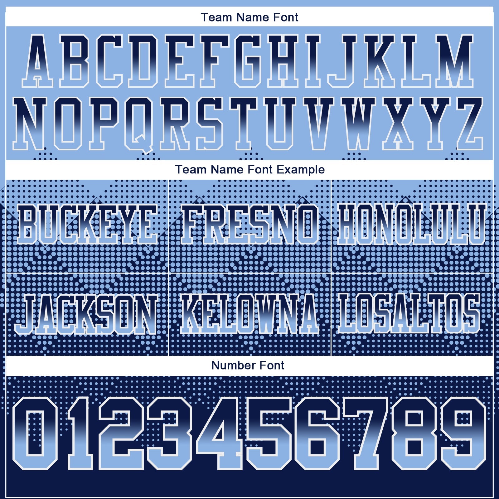 Custom Light Blue Navy-White Authentic Gradient Square Shape 7V7 Flag Football Jersey view 3