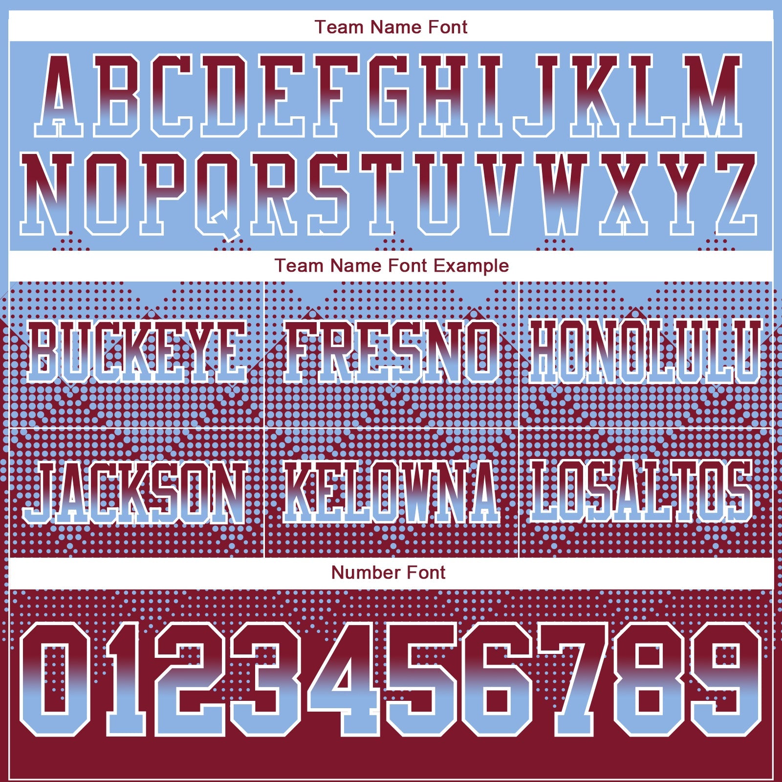 Custom Light Blue Crimson-White Authentic Gradient Square Shape 7V7 Flag Football Jersey view 3