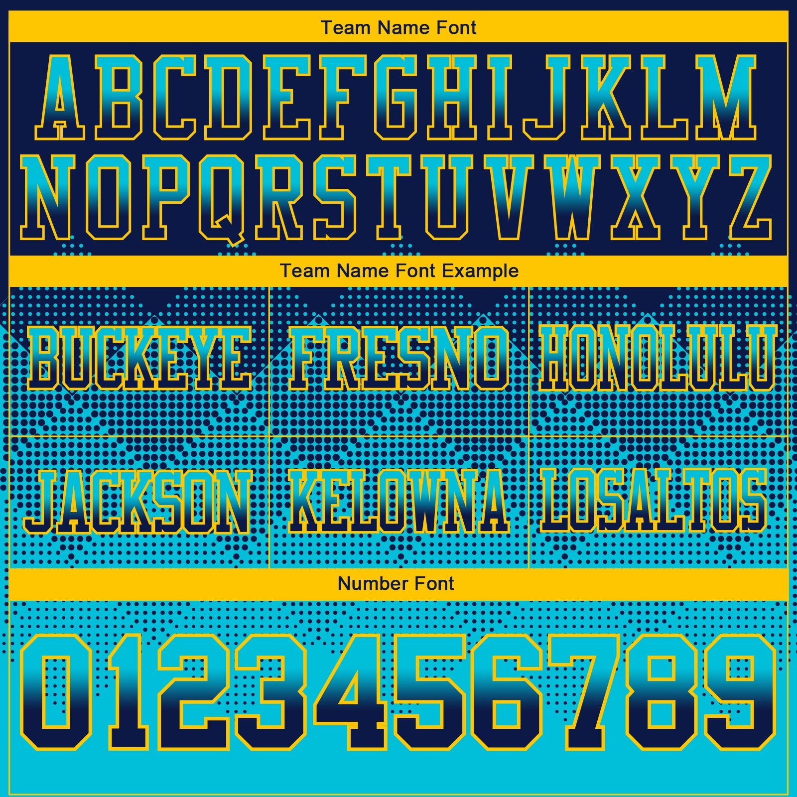 Custom Navy Lakes Blue-Yellow Authentic Gradient Square Shape 7V7 Flag Football Jersey view 3