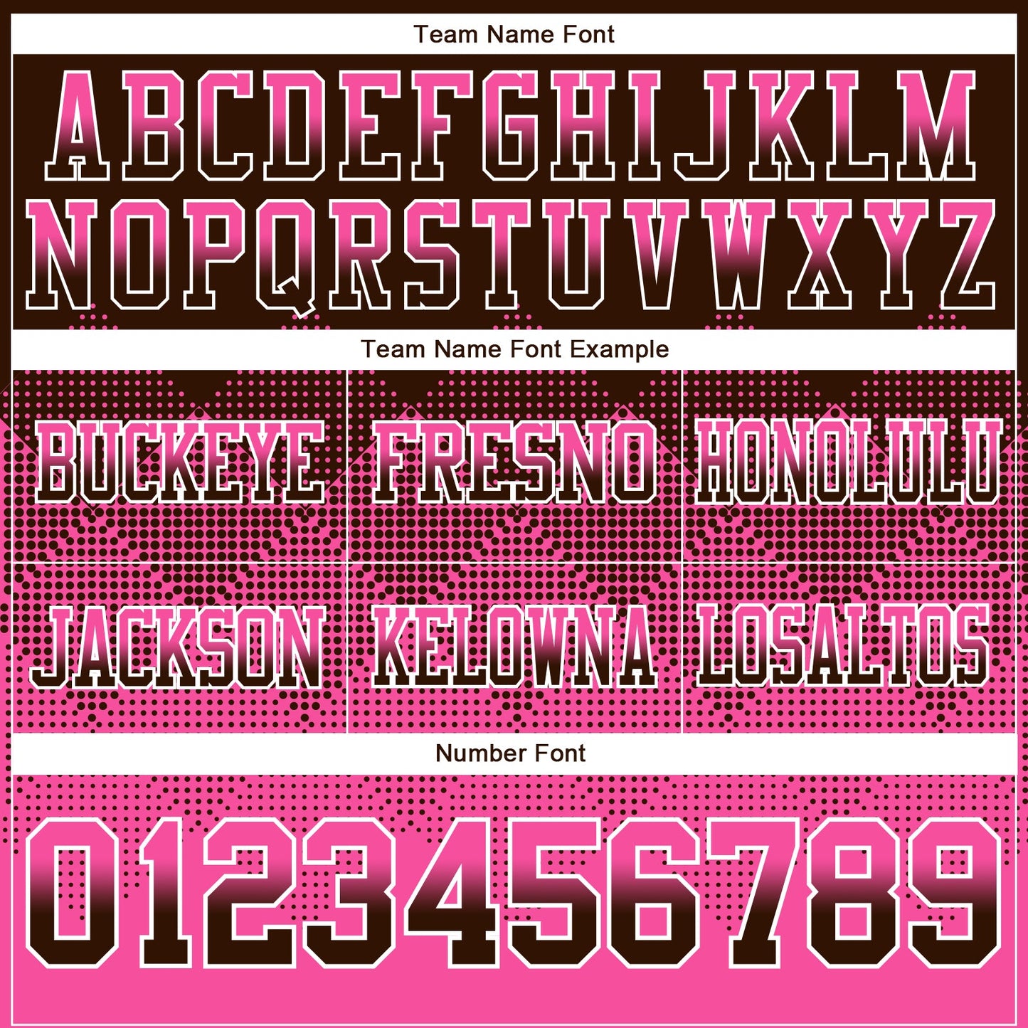 Custom Brown Pink-White Authentic Gradient Square Shape 7V7 Flag Football Jersey view 3