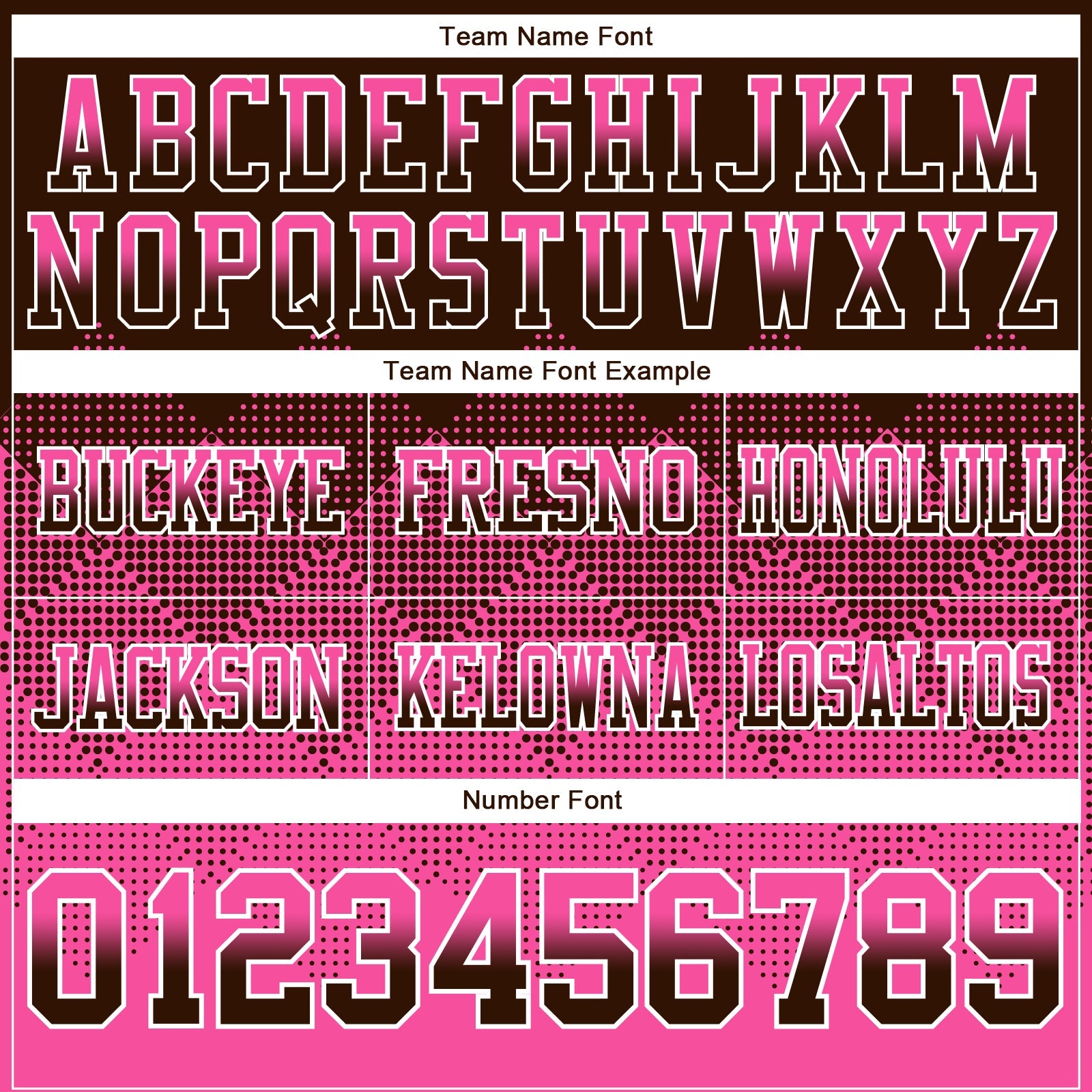 Custom Brown Pink-White Authentic Gradient Square Shape 7V7 Flag Football Jersey view 3
