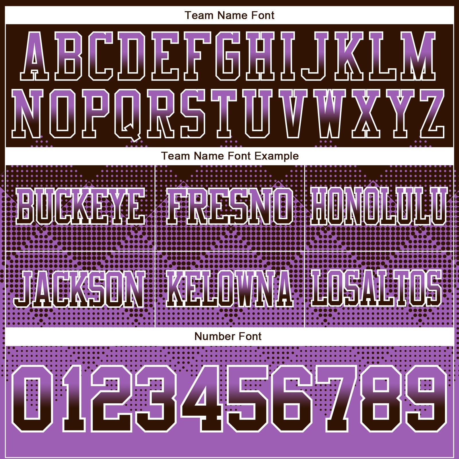 Custom Brown Medium Purple-White Authentic Gradient Square Shape 7V7 Flag Football Jersey view 3