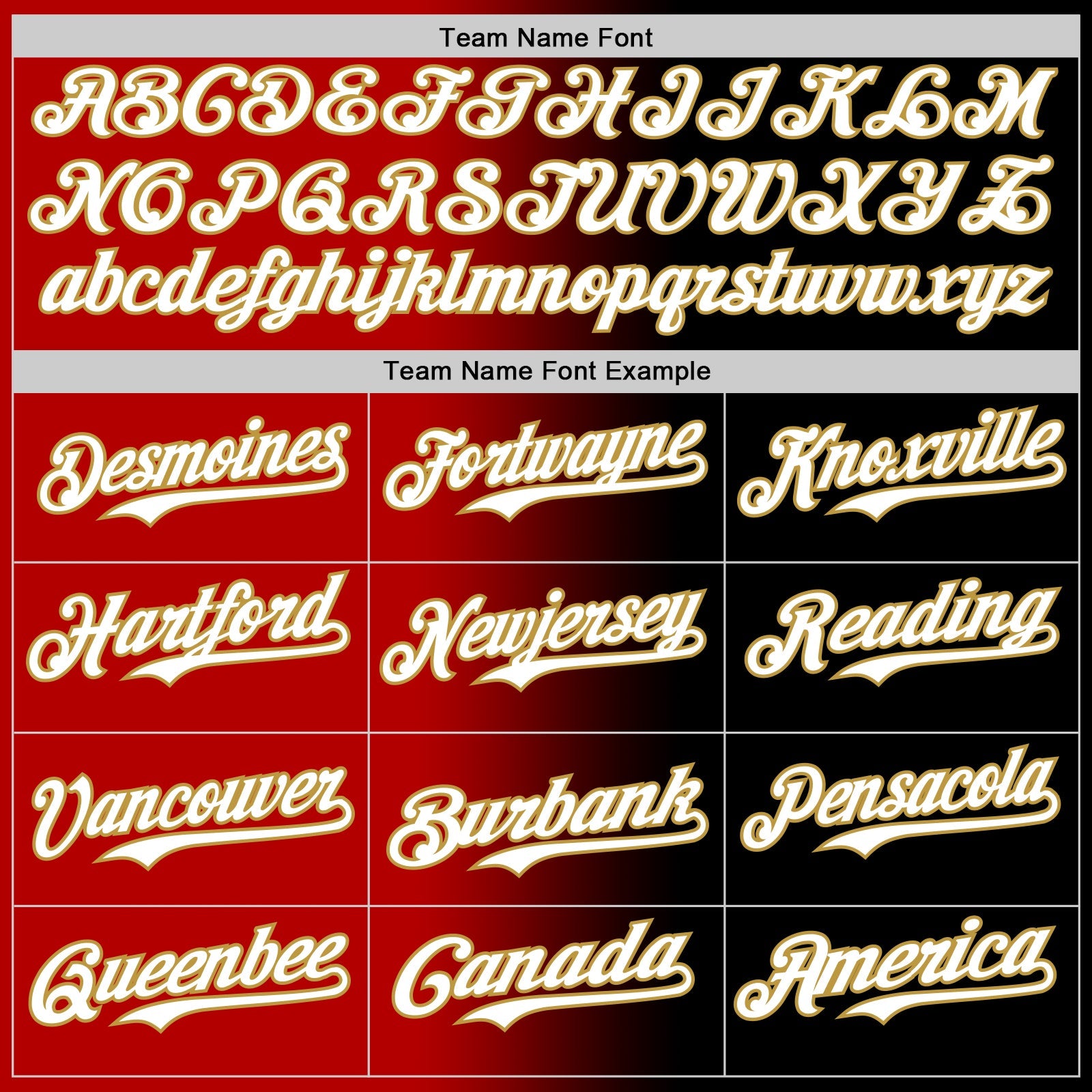 Custom Black White Red-Old Gold Authentic Gradient Fashion Baseball Jersey view 4