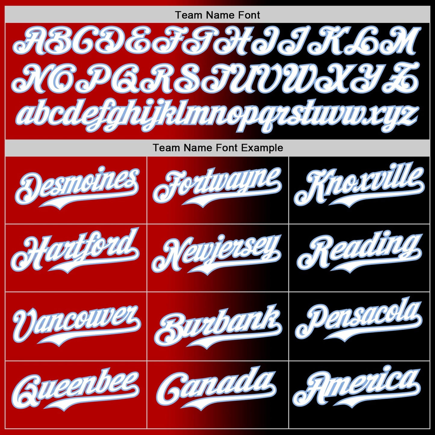 Custom Black White Red-Light Blue Authentic Gradient Fashion Baseball Jersey view 4
