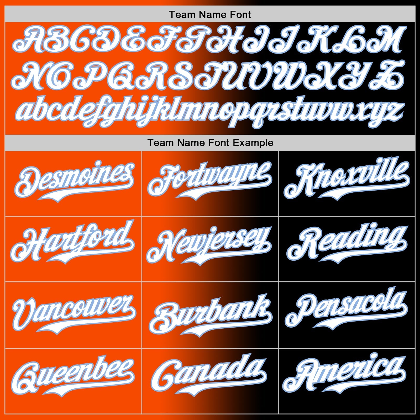 Custom Black White Orange-Light Blue Authentic Gradient Fashion Baseball Jersey view 4