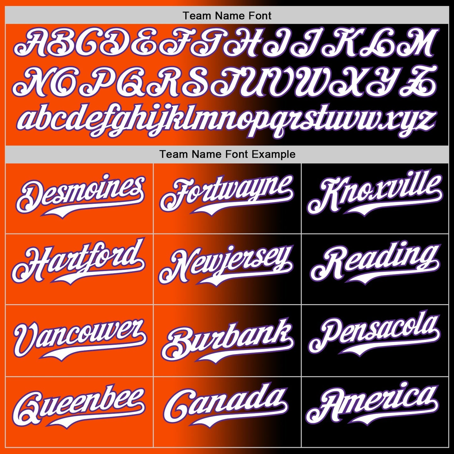 Custom Black White Orange-Purple Authentic Gradient Fashion Baseball Jersey view 4