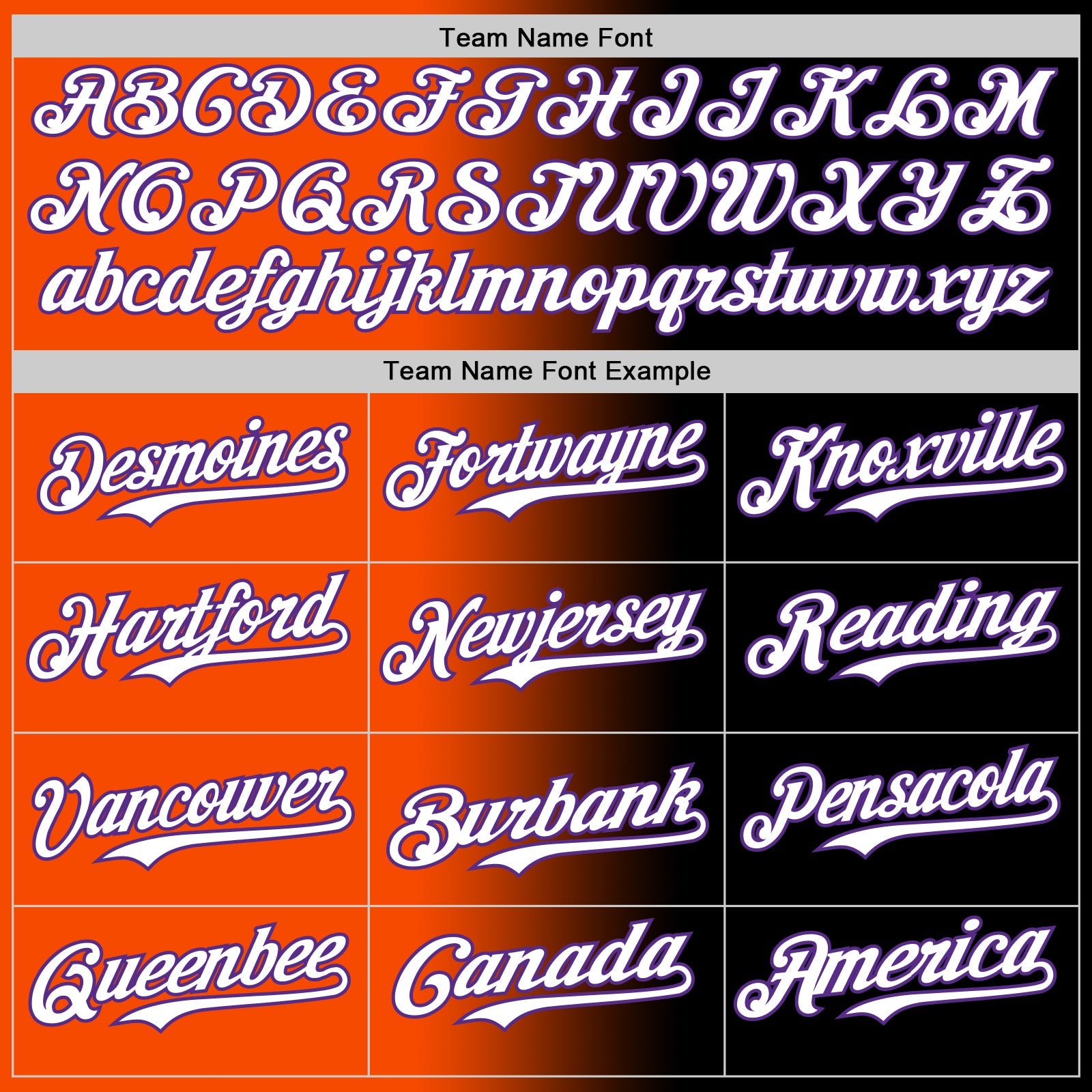 Custom Black White Orange-Purple Authentic Gradient Fashion Baseball Jersey view 4