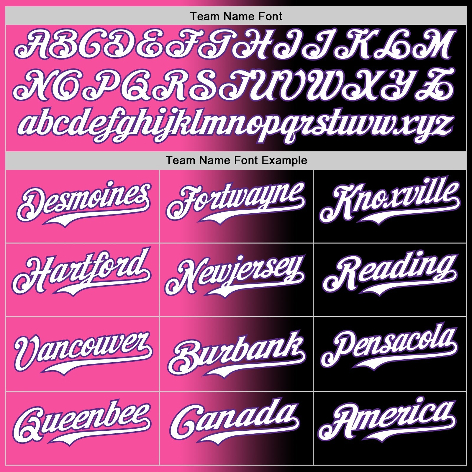 Custom Black White Pink-Purple Authentic Gradient Fashion Baseball Jersey view 4