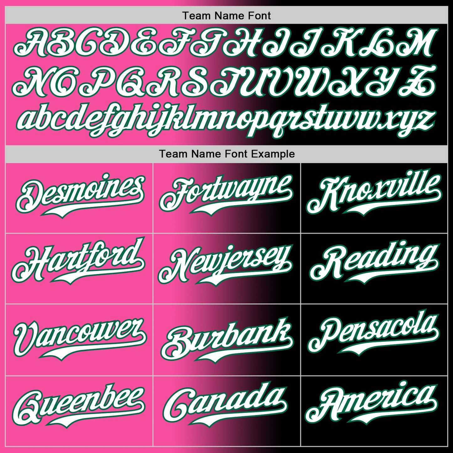 Custom Black White Pink-Kelly Green Authentic Gradient Fashion Baseball Jersey view 4