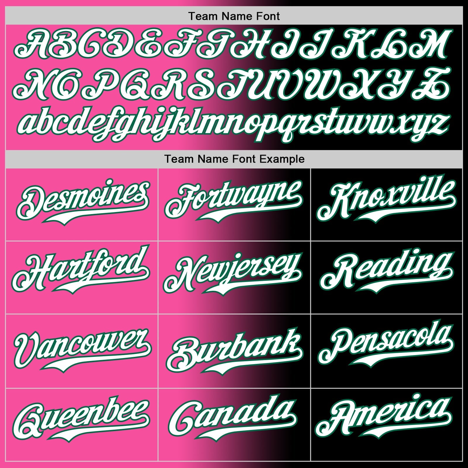 Custom Black White Pink-Kelly Green Authentic Gradient Fashion Baseball Jersey view 4