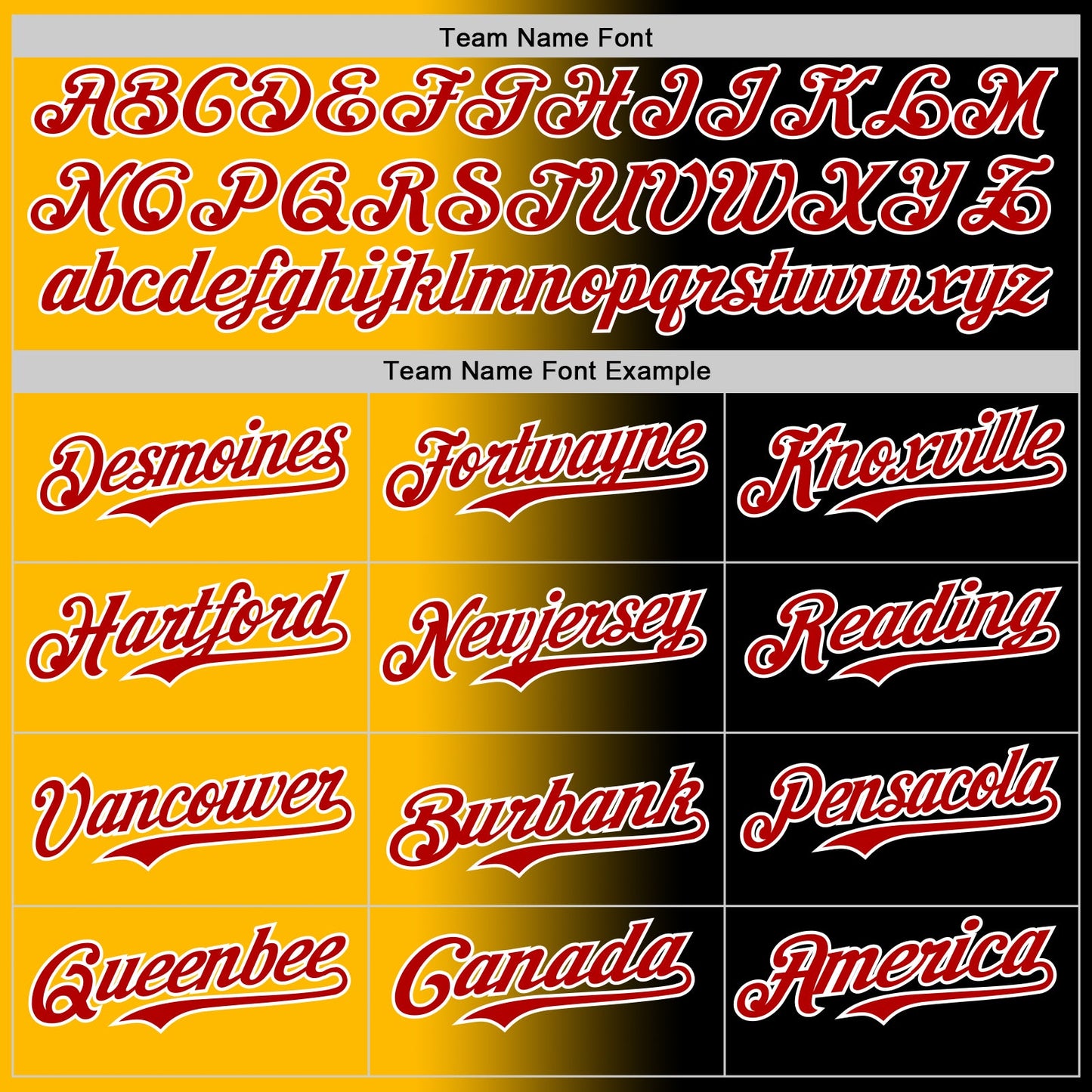 Custom Black Red Gold-White Authentic Gradient Fashion Baseball Jersey view 4