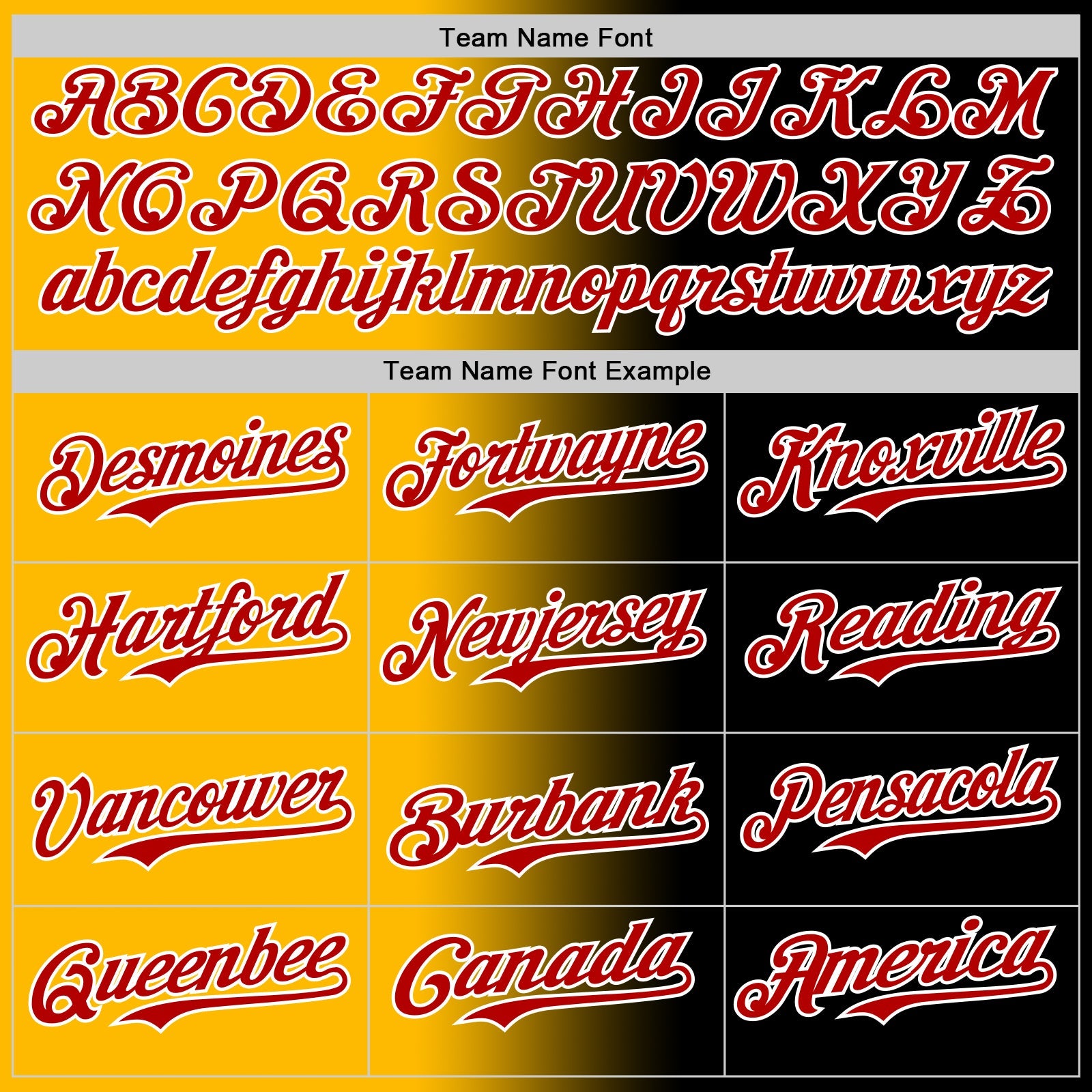 Custom Black Red Gold-White Authentic Gradient Fashion Baseball Jersey view 4