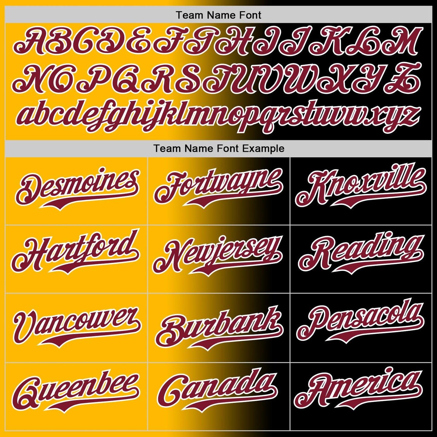 Custom Black Crimson Gold-White Authentic Gradient Fashion Baseball Jersey view 4