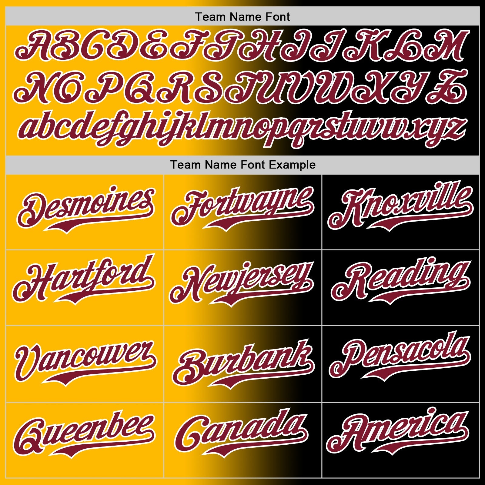 Custom Black Crimson Gold-White Authentic Gradient Fashion Baseball Jersey view 4