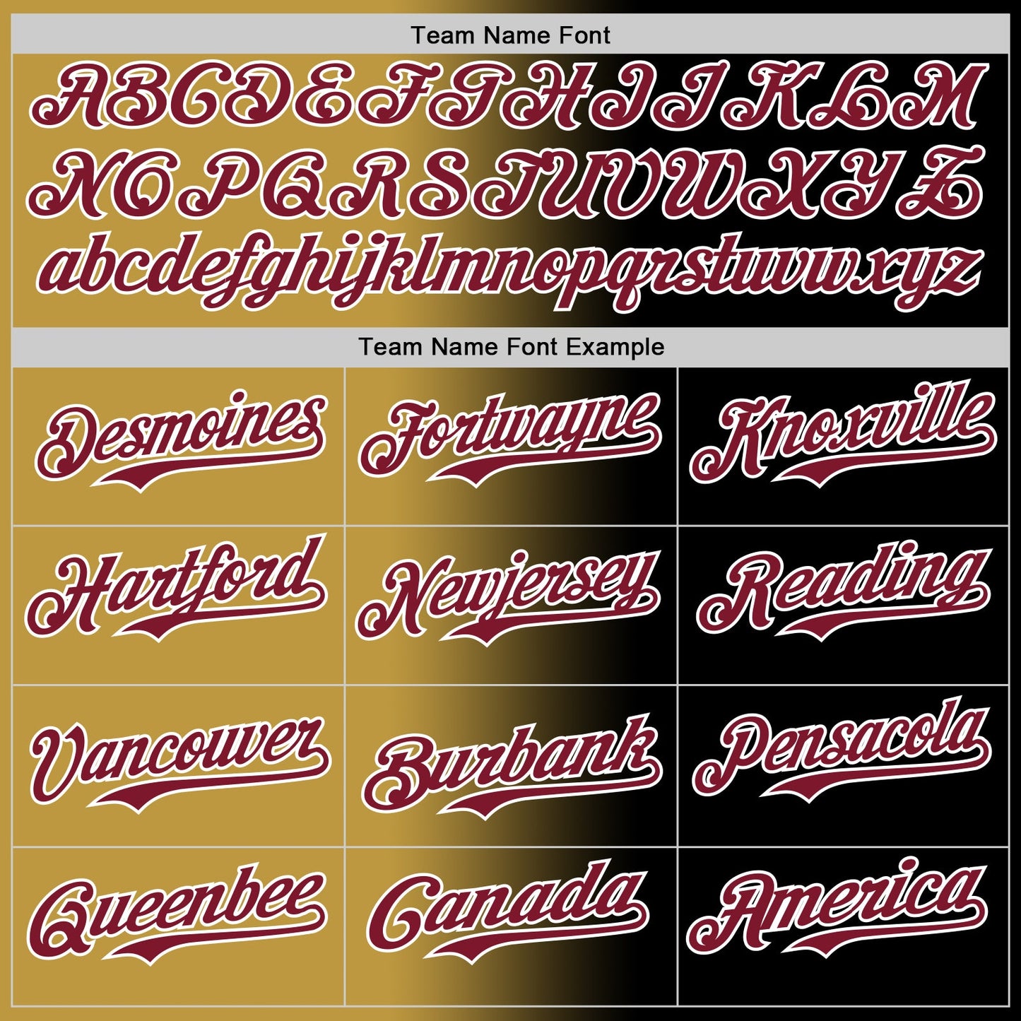 Custom Black Crimson Old Gold-White Authentic Gradient Fashion Baseball Jersey view 4