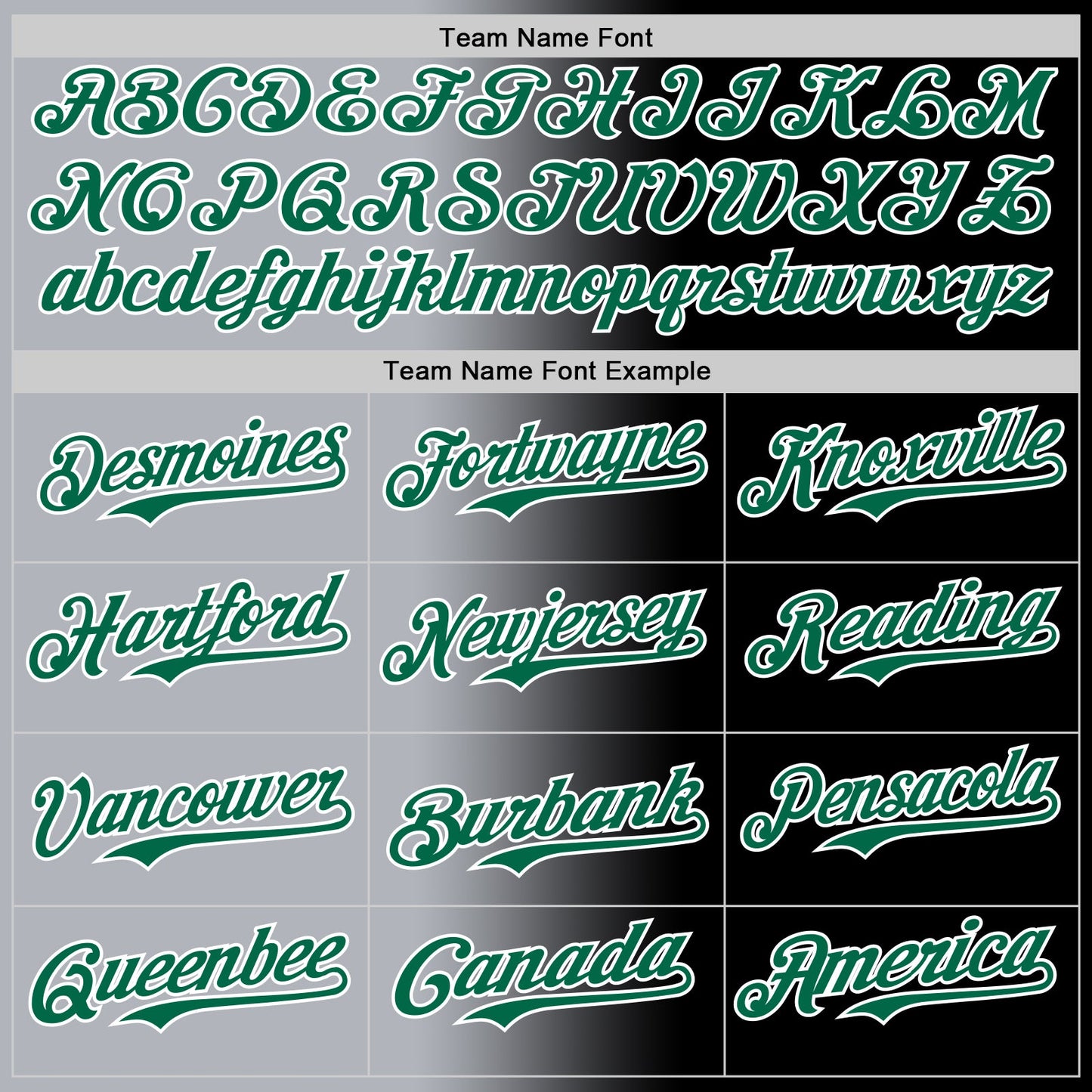 Custom Black Kelly Green Gray-White Authentic Gradient Fashion Baseball Jersey view 4