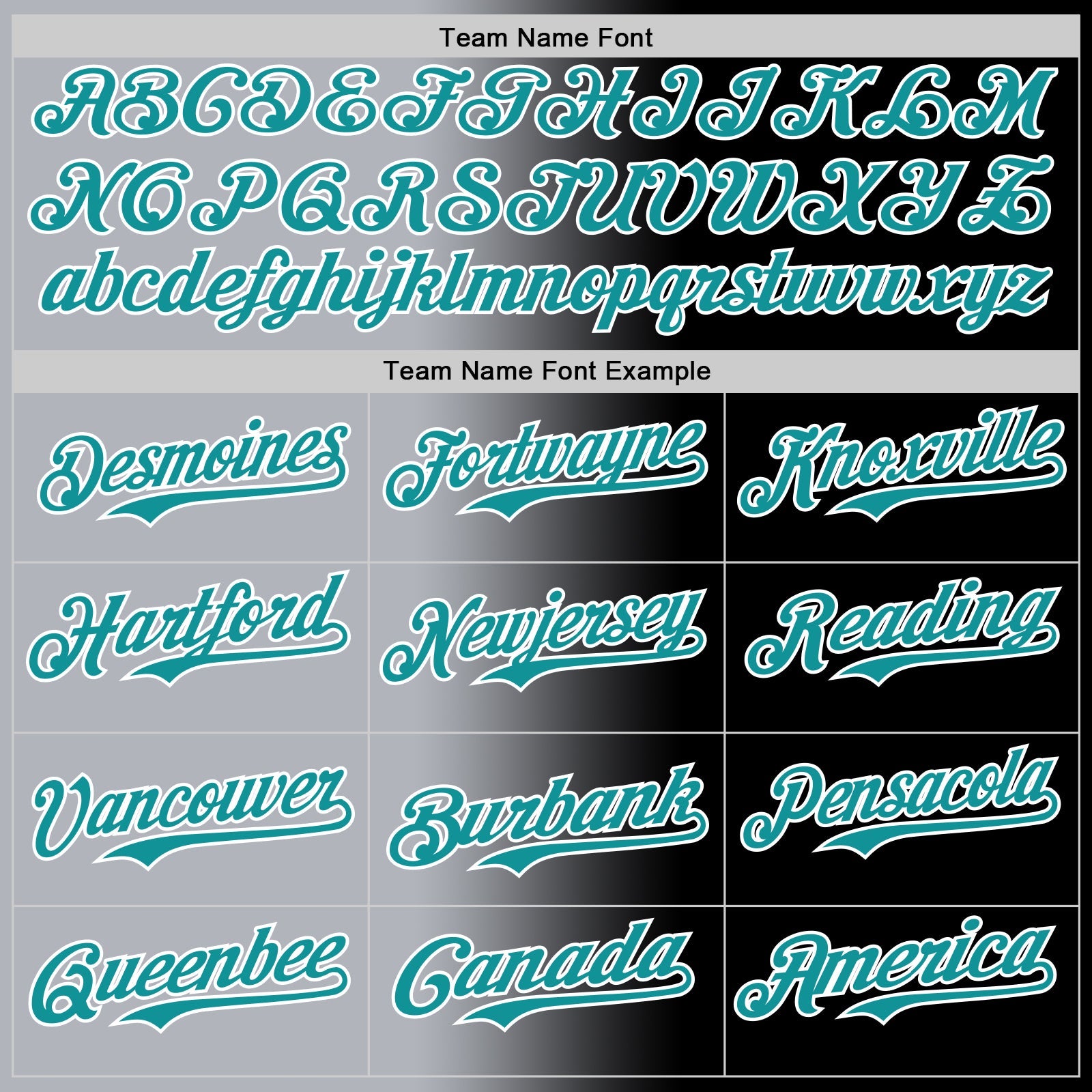 Custom Black Teal Gray-White Authentic Gradient Fashion Baseball Jersey view 4