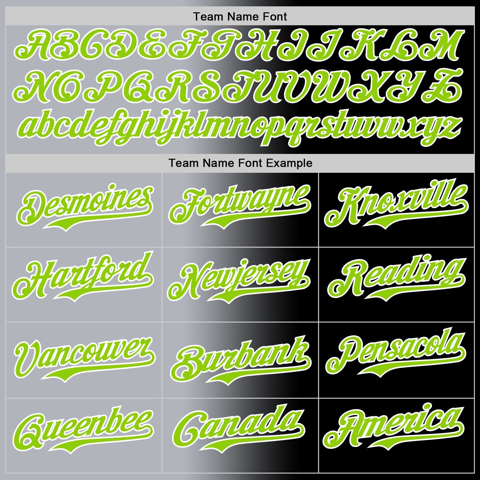 Custom Black Neon Green Gray-White Authentic Gradient Fashion Baseball Jersey view 4