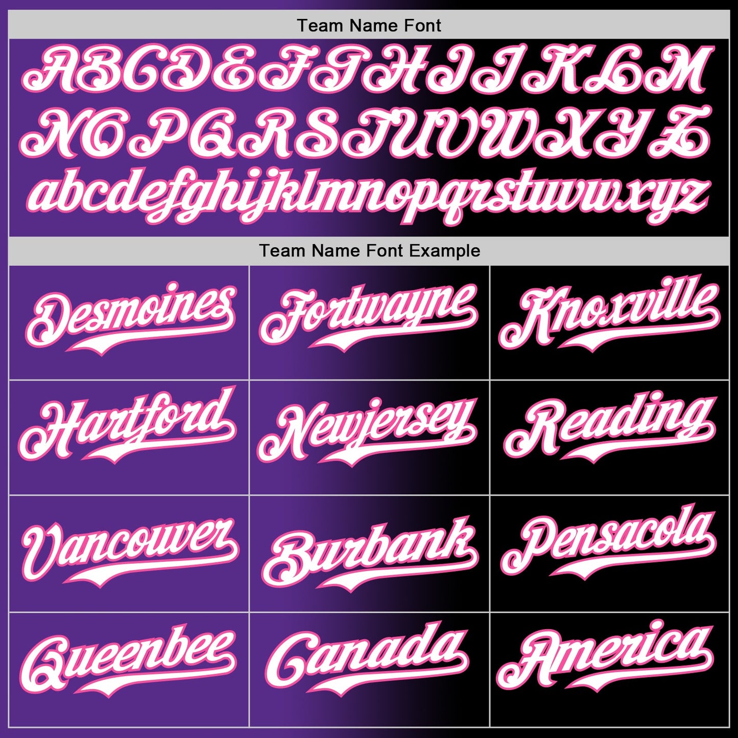 Custom Black White Purple-Pink Authentic Gradient Fashion Baseball Jersey view 4