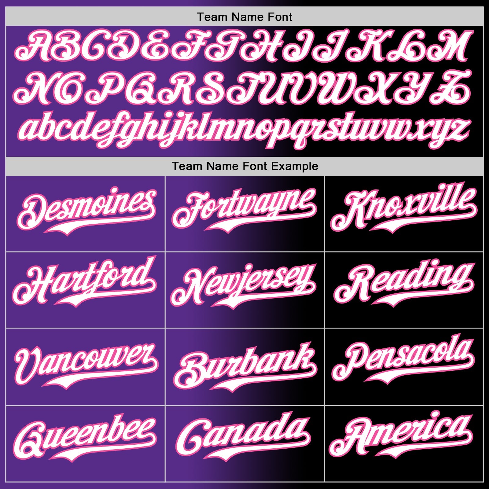 Custom Black White Purple-Pink Authentic Gradient Fashion Baseball Jersey view 4