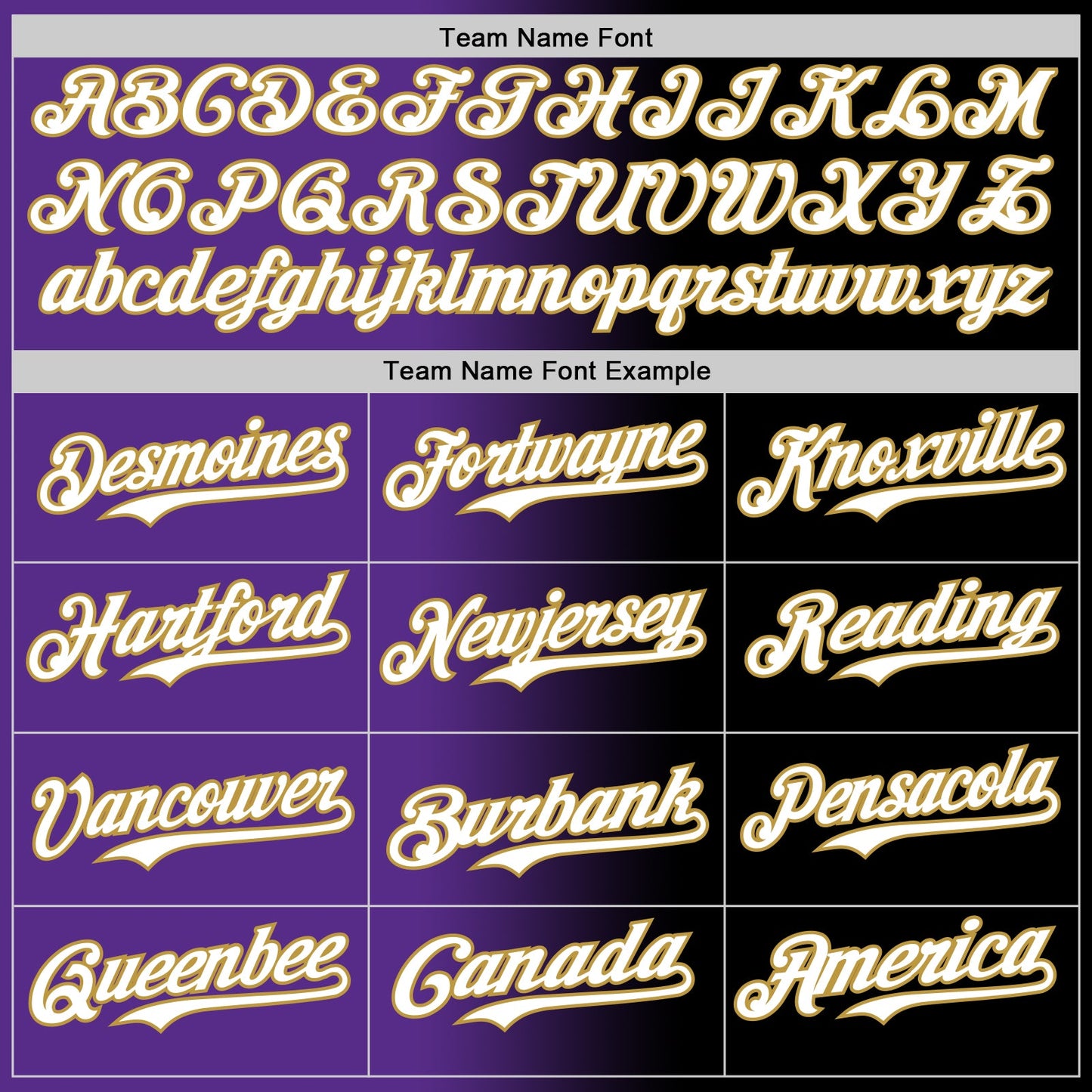 Custom Black White Purple-Old Gold Authentic Gradient Fashion Baseball Jersey view 4