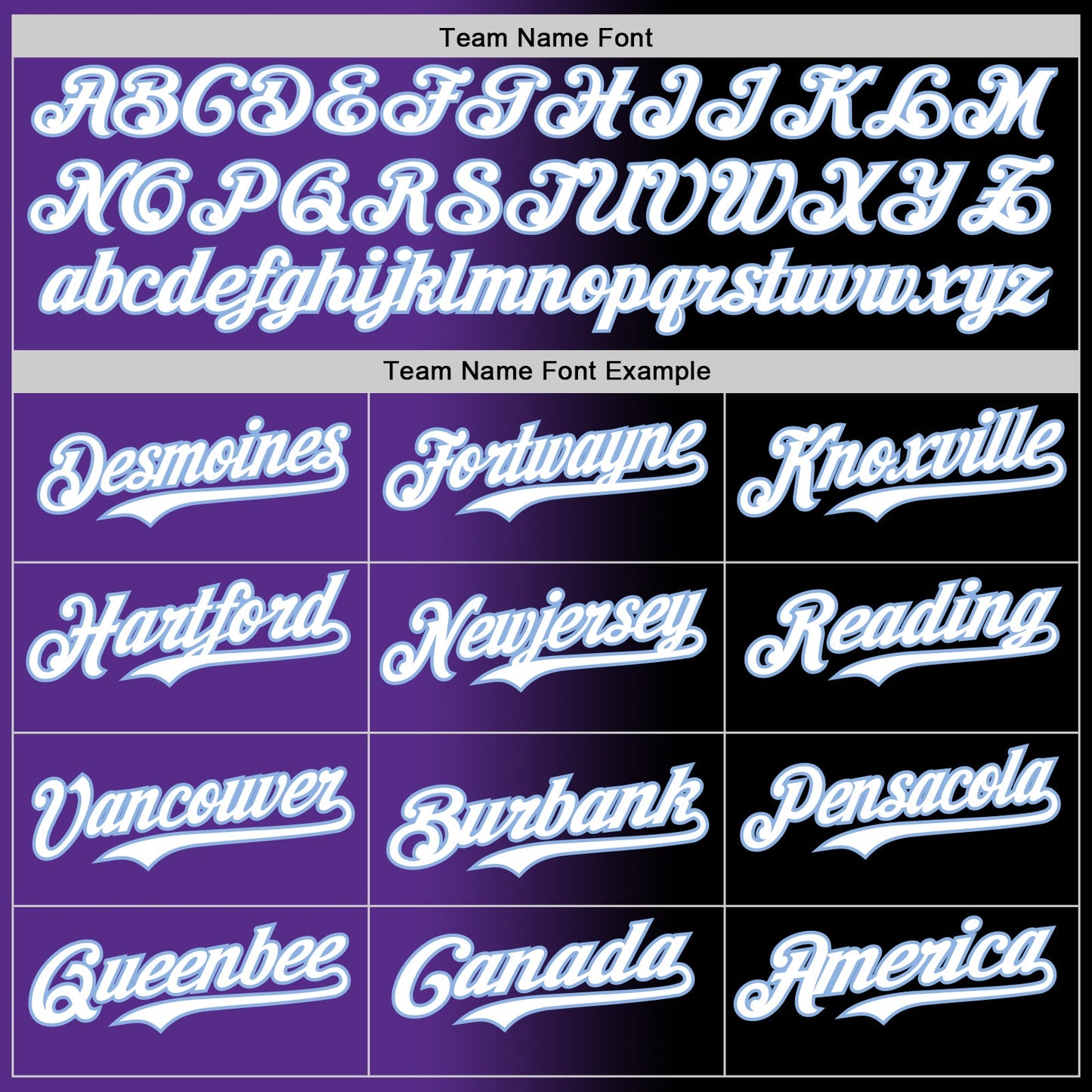 Custom Black White Purple-Light Blue Authentic Gradient Fashion Baseball Jersey view 4