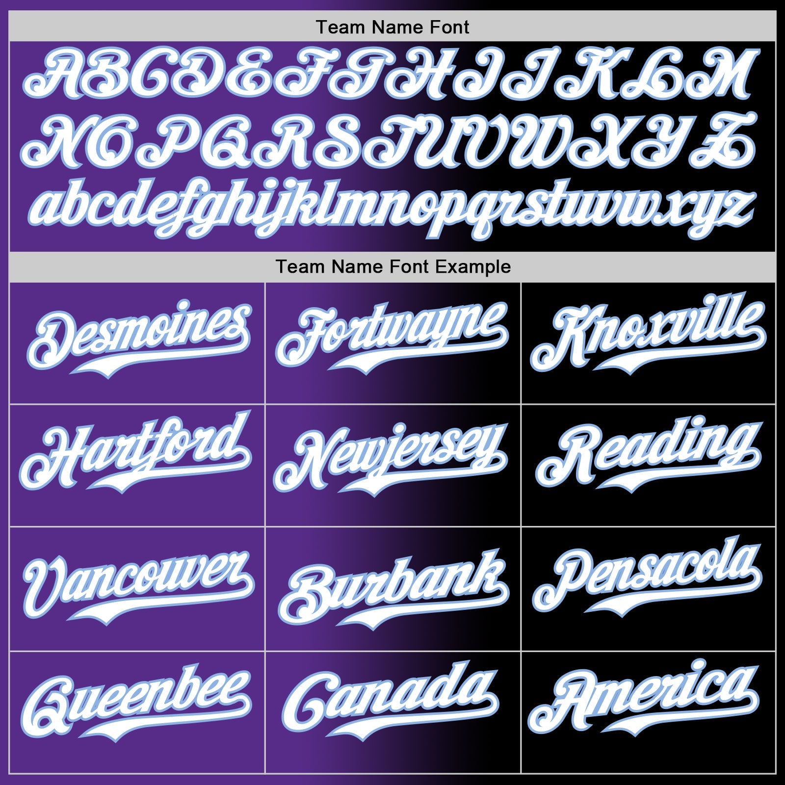 Custom Black White Purple-Light Blue Authentic Gradient Fashion Baseball Jersey view 4