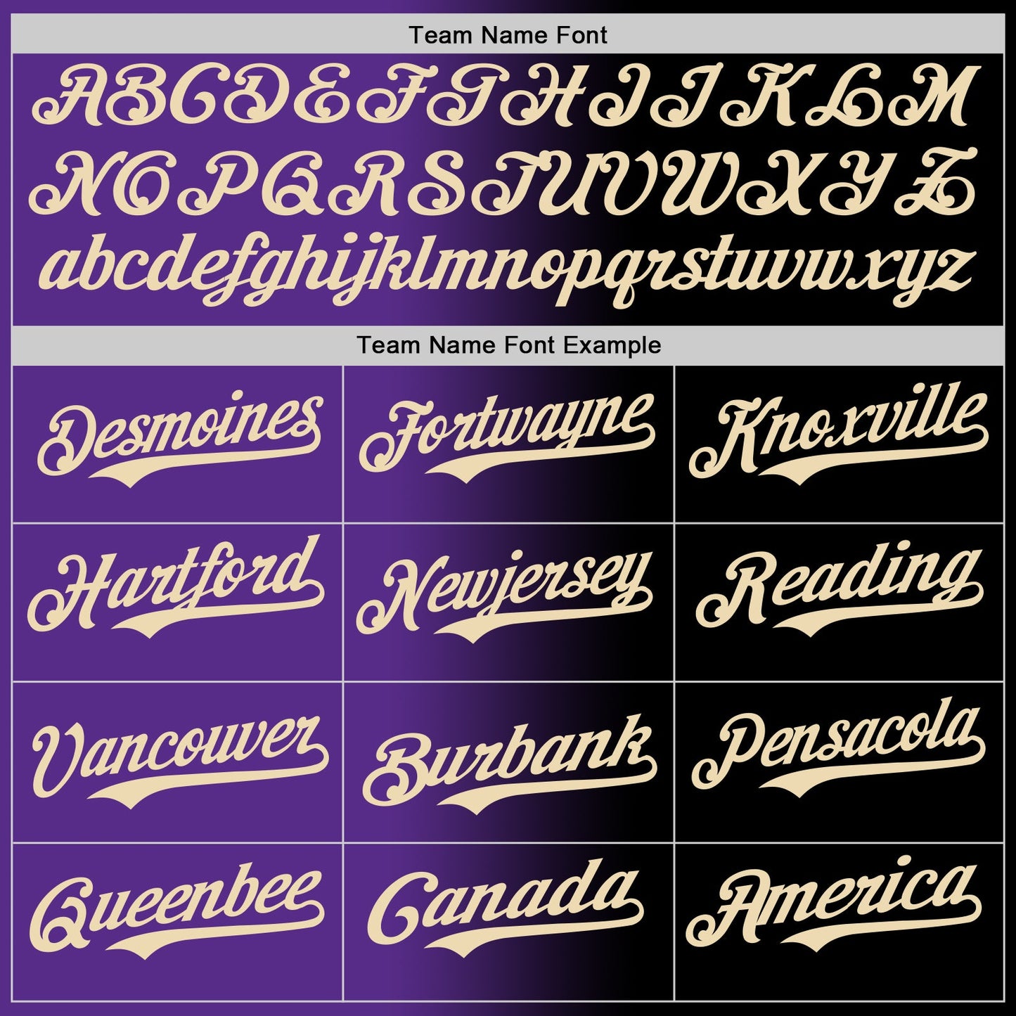 Custom Black Cream-Purple Authentic Gradient Fashion Baseball Jersey view 4
