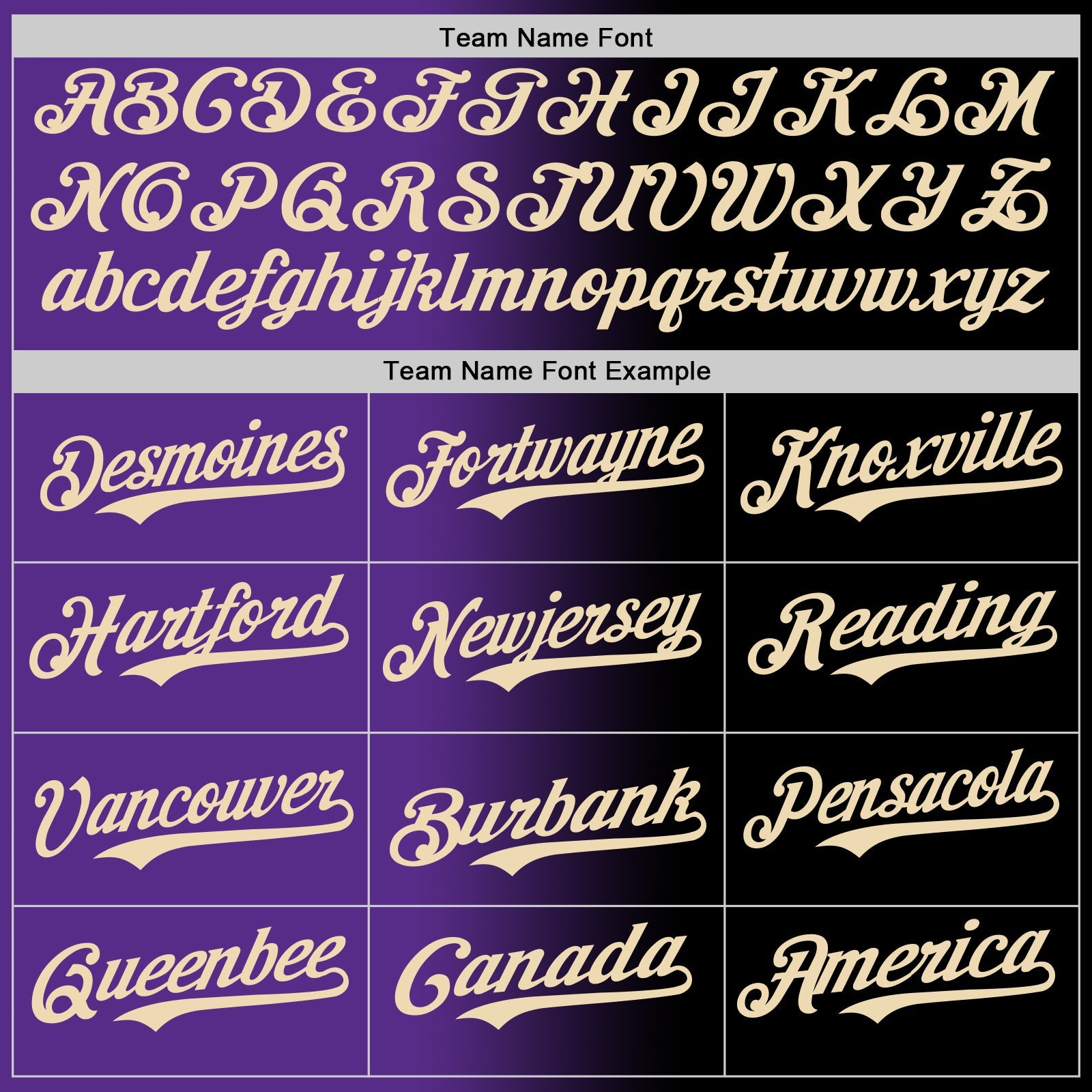 Custom Black Cream-Purple Authentic Gradient Fashion Baseball Jersey view 4